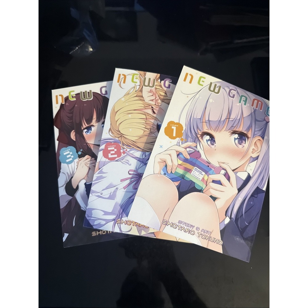 New Game! Manga Vol 1-3 English Seven Seas Shotaro Tokuno